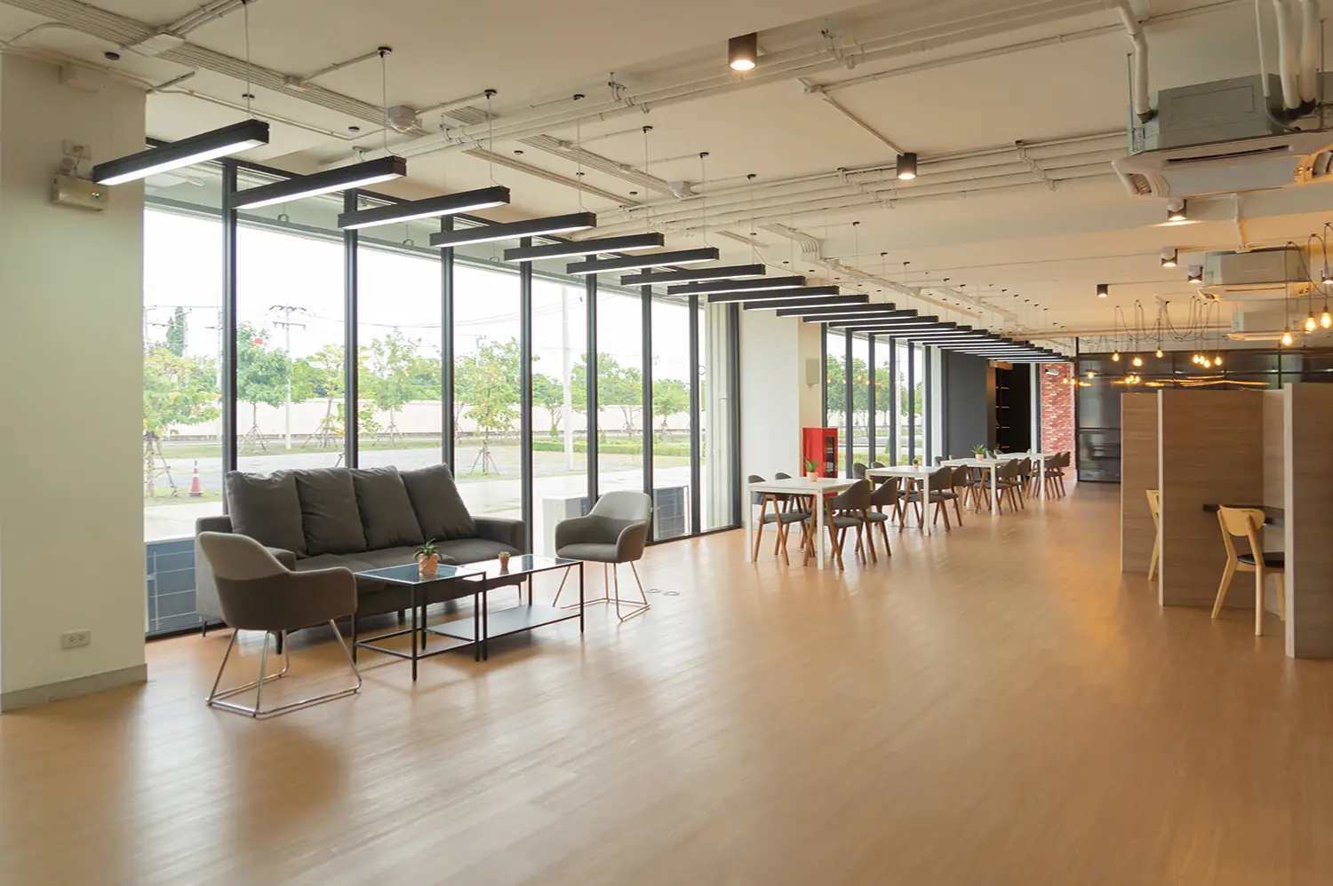 Hospital Waiting Room Commercial Flooring Installation